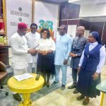 IMO HEALTH TEAM PRESENTS THE 2025 LEADERSHIP AWARD FOR EXCELLENCE IN HEALTH INSURANCE IMPLEMENTATION TO GOVERNOR UZODIMMA.